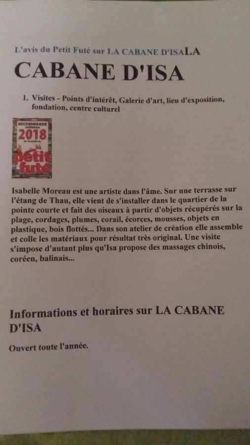 La Cabane D'Isa Sète Exterior foto